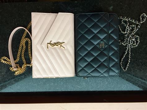 ysl woc pale pink discontinued|Chanel vs. YSL Wallet on Chain Compa.